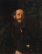 Ilya Repin, Portrait of painter Nikolai Nikolayevich Ge